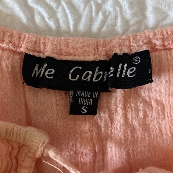 Mlle Gabrielle Cap Sleeve Keyhole Tie Cinched Waist Tiered Peasant Midi Dress - Picture 6 of 7